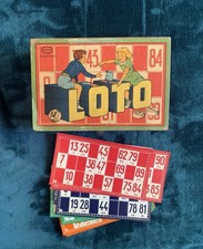 Ancien jeu De Loto Complet en bois