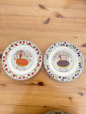 Gien, Service à dessert 2 pièces modèle Les Tartes vers 1970