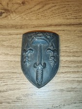 Rare Tape de Bouche Plaque  JEANNE D'ARC Marine Croiseur En Plomb A Saisir 