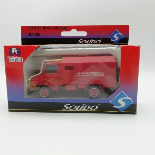 Solido pompiers mercedes - solido,