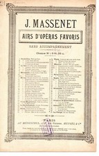 Partition chant Ténor 1941 -