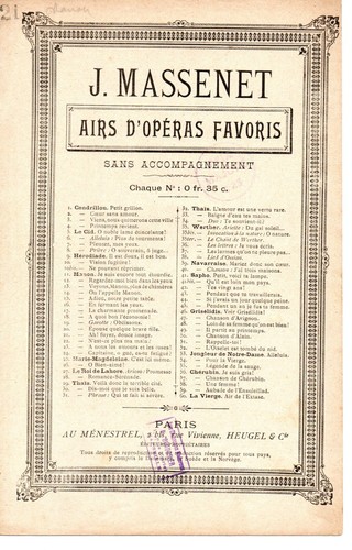 Partition chant ténor 1941 - partition,