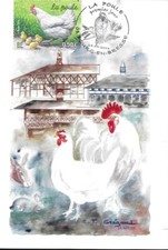 2004 CARTE 1 JOUR LA POULE BOURG EN BRESSE