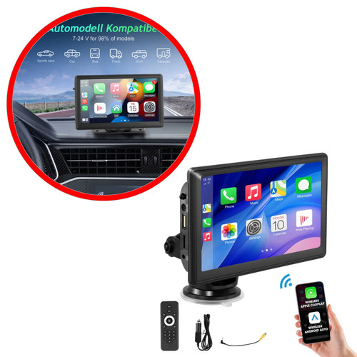 écran carplay sans fil - sans,