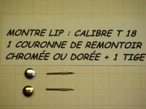 Couronne remontoir et une - 1,