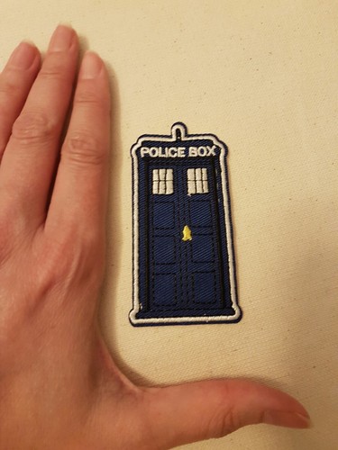 Patch écusson tardis doctor - écusson,