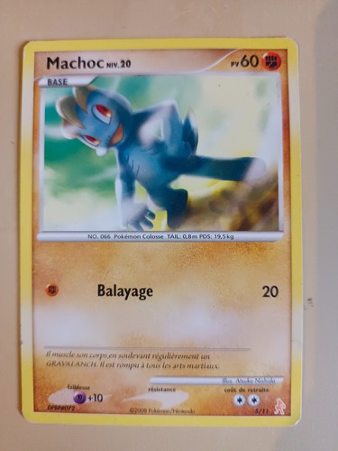 Carte pokémon machoc - pokémon, 5/11