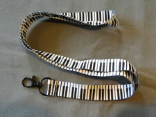 PIANO Note musique clef de sol solfège guitare TOUR COU porte clef laniere badge