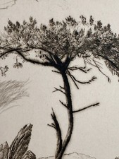 Ancienne gravure signée