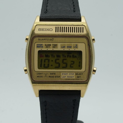 Seiko alarme lcd quartz montre - lcd,