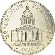 Monnaie, France, Panthéon, 100 Francs, 1996, SUP+, Argent, Le Franc:F.401/18