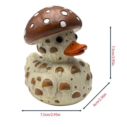 Ornement canard résine - canard,