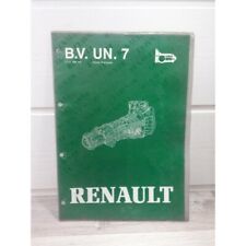 Renault R21 4x4 integral - Boite vitesse UN7 - Manuel reparation - Renault - REN