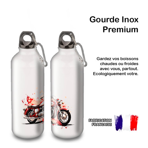 Gourde alu thermos moto - gourde,