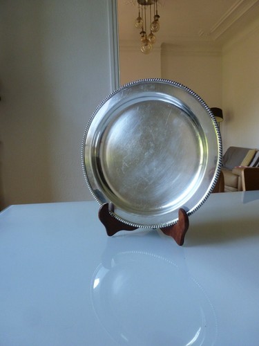 Grand plat service rond en - grand,