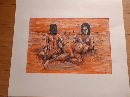 Peinture erotique georges - peinture,