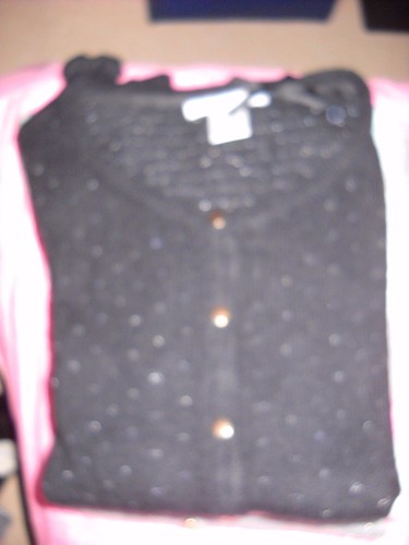 Cardigan gilet noir - et, dore