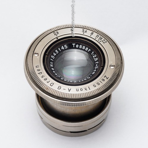 Carl zeiss jena tessar avant - tessar, d'avant