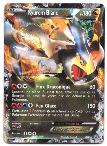 Carte pokémon kyurem blanc - pokémon,