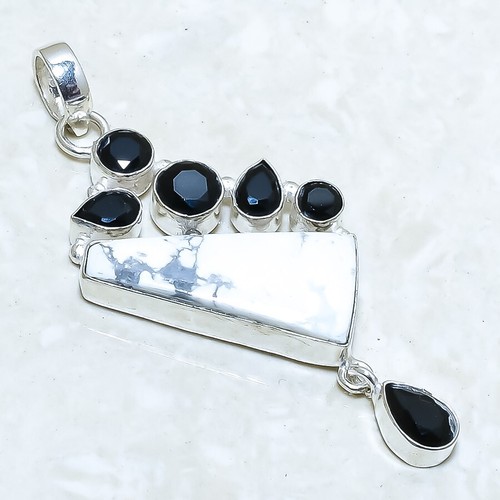 Howlite onyx noir pierre - onyx,