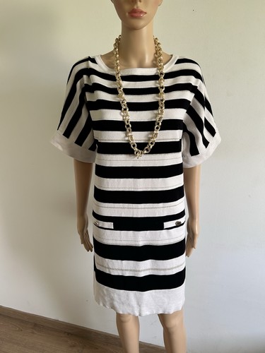 Robe pull beige - et, noire