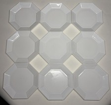 Lot 2 De 9 Assiettes Plates