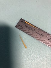 NOS, 1 aiguille chrono jaune pour Valjoux 7733-7734-7736-7750-7765