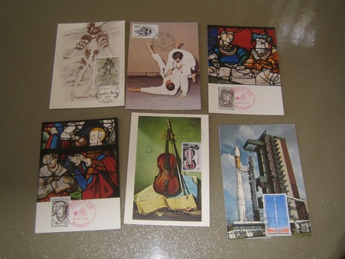 Lot cartes 1er - lot, jour