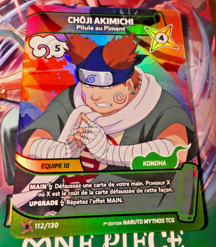 Naruto mythos 1st card - card, game