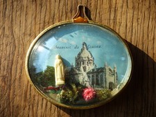 CADRE OVALE VERRE BOMBÉ