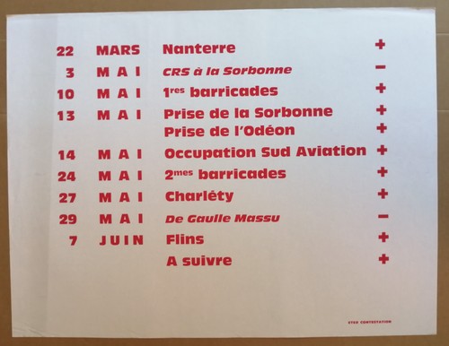 Mai affiche originale - 68,