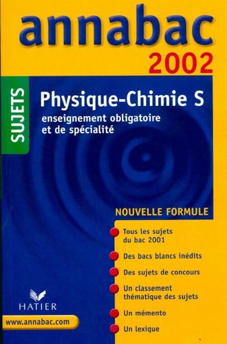 Physique chimie terminale - physique-chimie, s