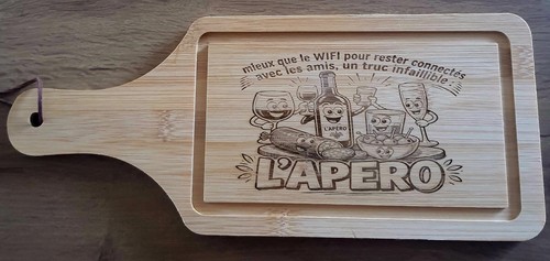 Planche découper bambou - découper,
