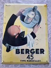 Plaques émaillées anciennes, Berger 45 