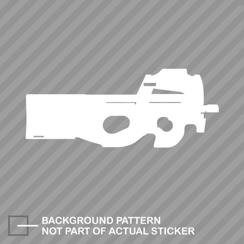 P90 sticker decal - p90, vinyl