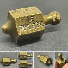 Ancien Toton Toupie De Bar Ancienne Bistrot Jeu De Comptoir "Le Familistère"