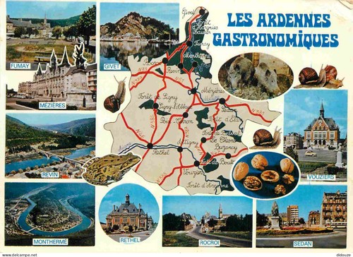 Carte postale ardennes - postale,