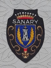 Ecusson brodé de Sanary (83)