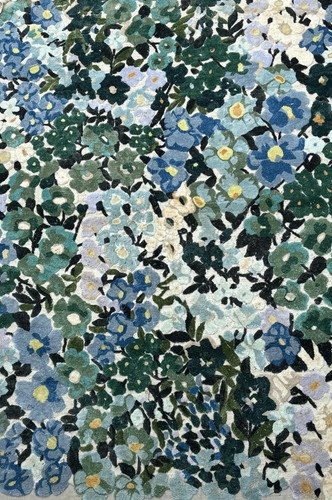 Tapis design laine et - laine,