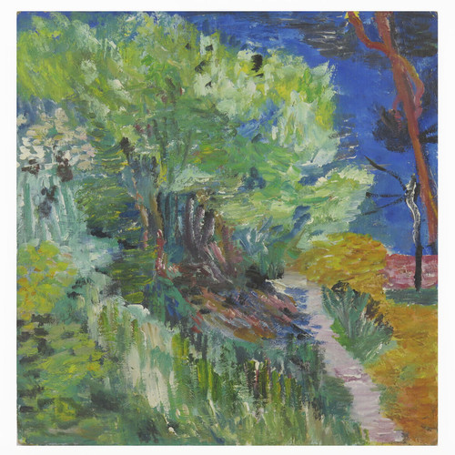 Ancien tableau huile sur - À,