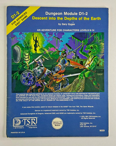 Advanced dungeons dragons - dungeons,