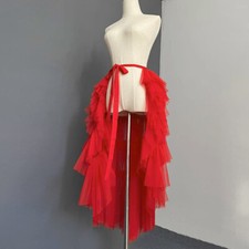 Femme Jupe Tutu Différencié Superposé Mariage Costume Danse Princesse Wrap Paréo
