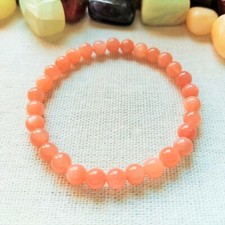 Pierre de Soleil Bracelet Classique perles 6 mm - Pierres de Lithothérapie