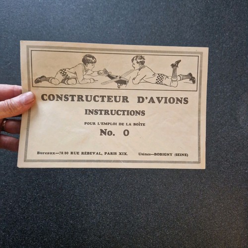 Meccano notice constructeur - notice,