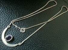 Pendentif Améthyste Moderne