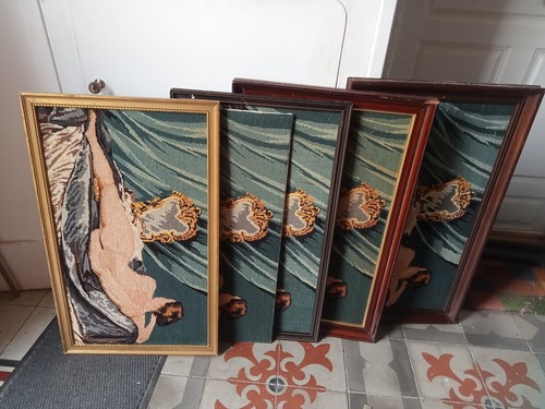 Lot canevas de nues - 5,