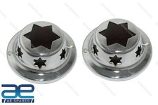 Ensemble universel de 2 plafonniers de toit rouge chromé de 2 x remorque de v...