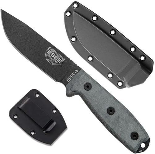 Esee plain edge fixed blade - esee-4,