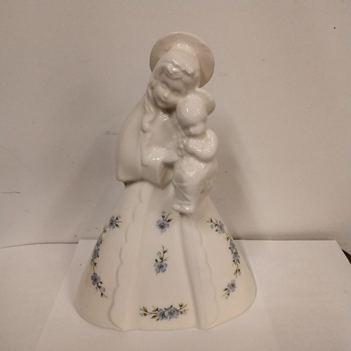 Vierge enfant fleurs - enfant,
