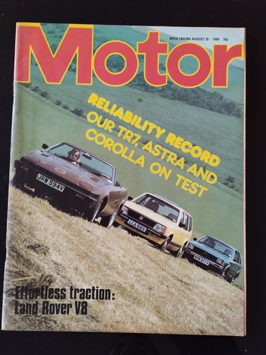 Motor magazine 1980 - motor, 30/08/1980